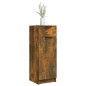 vidaXL Armario de baño madera contrachapada roble ahumado 32x34x90 cm vidaXL Armario de baño madera contrachapada roble ahumado 32x34x90 cm