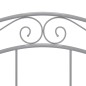 vidaXL Estructura de cama de metal gris 120x200 cm vidaXL Estructura de cama de metal gris 120x200 cm