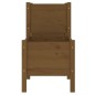 vidaXL Jardinera madera maciza de pino marrón miel 245,5x44x75 cm vidaXL Jardinera madera maciza de pino marrón miel 245,5x44x75 cm