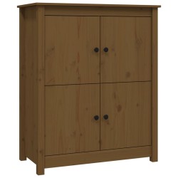 vidaXL Aparador de madera maciza de pino marrón miel 83x41,5x100 cm