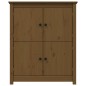 vidaXL Aparador de madera maciza de pino marrón miel 83x41,5x100 cm vidaXL Aparador de madera maciza de pino marrón miel 83x41,5x100 cm