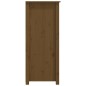 vidaXL Aparador de madera maciza de pino marrón miel 83x41,5x100 cm vidaXL Aparador de madera maciza de pino marrón miel 83x41,5x100 cm