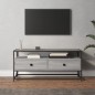 vidaXL Mueble de TV madera contrachapada gris Sonoma 100x35x45 cm