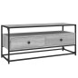 vidaXL Mueble de TV madera contrachapada gris Sonoma 100x35x45 cm
