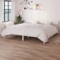 vidaXL Estructura de cama madera maciza de pino blanco 180x200 cm vidaXL Estructura de cama madera maciza de pino blanco 180x200 cm