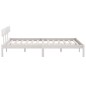 vidaXL Estructura de cama madera maciza de pino blanco 180x200 cm vidaXL Estructura de cama madera maciza de pino blanco 180x200 cm