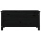 vidaXL Jardinera madera maciza de pino negro 82,5x40x39 cm vidaXL Jardinera madera maciza de pino negro 82,5x40x39 cm
