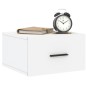 vidaXL Mesita de noche de pared blanco 35x35x20 cm