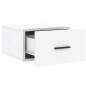 vidaXL Mesita de noche de pared blanco 35x35x20 cm