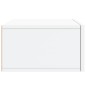 vidaXL Mesita de noche de pared blanco 35x35x20 cm