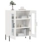 vidaXL Aparador de madera contrachapada blanco brillante 69,5x34x90 cm vidaXL Aparador de madera contrachapada blanco brillante 69,5x34x90 cm