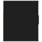 vidaXL Mueble para TV de pared negro 100x34,5x40 cm