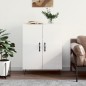 vidaXL Aparador de madera contrachapada blanco brillante 69,5x34x90 cm vidaXL Aparador de madera contrachapada blanco brillante 69,5x34x90 cm