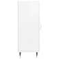 vidaXL Aparador de madera contrachapada blanco brillante 34,5x34x90 cm vidaXL Aparador de madera contrachapada blanco brillante 34,5x34x90 cm