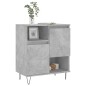 vidaXL Aparador de madera contrachapada gris hormigón 60x35x70 cm vidaXL Aparador de madera contrachapada gris hormigón 60x35x70 cm