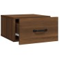 vidaXL Mesitas de noche de pared 2 uds marrón roble 35x35x20 cm vidaXL Mesitas de noche de pared 2 uds marrón roble 35x35x20 cm