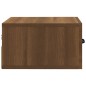 vidaXL Mesitas de noche de pared 2 uds marrón roble 35x35x20 cm vidaXL Mesitas de noche de pared 2 uds marrón roble 35x35x20 cm