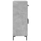 vidaXL Aparador de madera de ingeniería gris hormigón 69,5x34x90 cm vidaXL Aparador de madera de ingeniería gris hormigón 69,5x34x90 cm