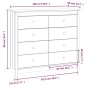 vidaXL Armario auxiliar madera maciza de pino marrón miel 100x40x90 cm