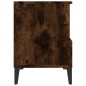 vidaXL Mesita de noche roble ahumado 40x35x50 cm vidaXL Mesita de noche roble ahumado 40x35x50 cm