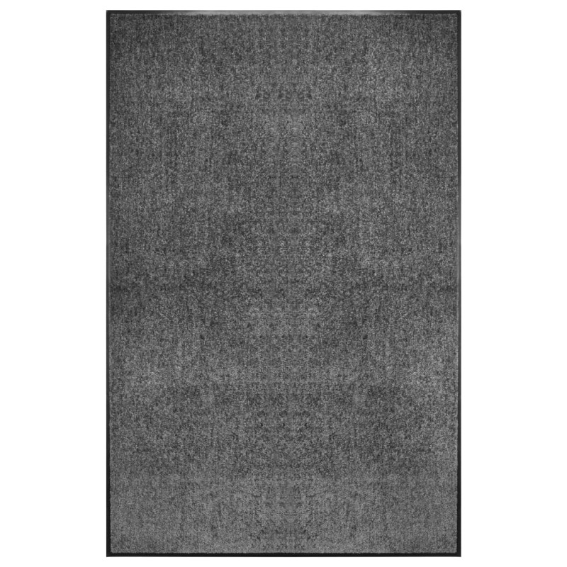vidaXL Felpudo lavable gris antracita 120x180 cm vidaXL Felpudo lavable gris antracita 120x180 cm