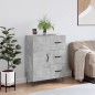vidaXL Aparador de madera de ingeniería gris hormigón 69,5x34x90 cm vidaXL Aparador de madera de ingeniería gris hormigón 69,5x34x90 cm