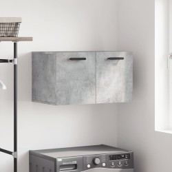 vidaXL Armario de pared madera ingeniería gris hormigón 60x36,5x35 cm