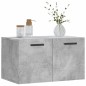 vidaXL Armario de pared madera ingeniería gris hormigón 60x36,5x35 cm vidaXL Armario de pared madera ingeniería gris hormigón 60x36,5x35 cm