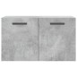 vidaXL Armario de pared madera ingeniería gris hormigón 60x36,5x35 cm vidaXL Armario de pared madera ingeniería gris hormigón 60x36,5x35 cm