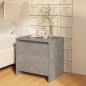 vidaXL Mesita de noche madera ingeniería gris hormigón 45x34x44,5 cm vidaXL Mesita de noche madera ingeniería gris hormigón 45x34x44,5 cm