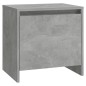vidaXL Mesita de noche madera ingeniería gris hormigón 45x34x44,5 cm vidaXL Mesita de noche madera ingeniería gris hormigón 45x34x44,5 cm