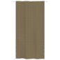 vidaXL Toldo pantalla para balcón de tela oxford gris taupe 140x240 cm