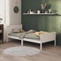 vidaXL Estructura de cama madera maciza de pino 100x200 cm vidaXL Estructura de cama madera maciza de pino 100x200 cm