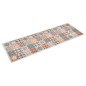 vidaXL Alfombra de cocina lavable mosaico de colores 60x300 cm vidaXL Alfombra de cocina lavable mosaico de colores 60x300 cm