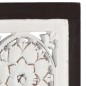 vidaXL Panel de pared tallado a mano MDF marrón y blanco 40x40x1,5 cm vidaXL Panel de pared tallado a mano MDF marrón y blanco 40x40x1,5 cm