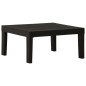 vidaXL Set de muebles de jardín 4 piezas con cojines plástico gris