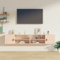 vidaXL Armarios de pared 2 uds madera maciza de pino 80x30x30 cm vidaXL Armarios de pared 2 uds madera maciza de pino 80x30x30 cm