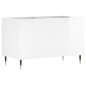 vidaXL Mueble discos madera contrachapada blanco brillo 74,5x38x48 cm vidaXL Mueble discos madera contrachapada blanco brillo 74,5x38x48 cm