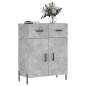 vidaXL Aparador de madera de ingeniería gris hormigón 69,5x34x90 cm vidaXL Aparador de madera de ingeniería gris hormigón 69,5x34x90 cm