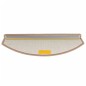 vidaXL Alfombrillas de escalera 15 unidades marrón claro 65x24x4 cm