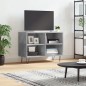 vidaXL Mueble de TV madera de ingeniería gris hormigón 69,5x30x50 cm vidaXL Mueble de TV madera de ingeniería gris hormigón 69,5x30x50 cm