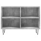 vidaXL Mueble de TV madera de ingeniería gris hormigón 69,5x30x50 cm vidaXL Mueble de TV madera de ingeniería gris hormigón 69,5x30x50 cm