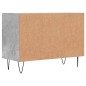 vidaXL Mueble de TV madera de ingeniería gris hormigón 69,5x30x50 cm vidaXL Mueble de TV madera de ingeniería gris hormigón 69,5x30x50 cm