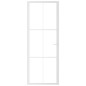 vidaXL Puerta interior vidrio EGS y aluminio blanco 76x201,5 cm vidaXL Puerta interior vidrio EGS y aluminio blanco 76x201,5 cm
