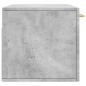 vidaXL Armario de pared madera ingeniería gris hormigón 80x36,5x35 cm vidaXL Armario de pared madera ingeniería gris hormigón 80x36,5x35 cm