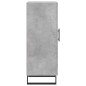 vidaXL Aparador de madera contrachapada gris hormigón 34,5x34x90 cm vidaXL Aparador de madera contrachapada gris hormigón 34,5x34x90 cm