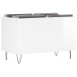vidaXL Mueble discos madera contrachapada blanco brillo 74,5x38x48 cm vidaXL Mueble discos madera contrachapada blanco brillo 74,5x38x48 cm