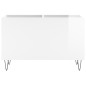 vidaXL Mueble discos madera contrachapada blanco brillo 74,5x38x48 cm vidaXL Mueble discos madera contrachapada blanco brillo 74,5x38x48 cm