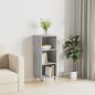 vidaXL Aparador de madera de ingeniería gris hormigón 34,5x32,5x90 cm vidaXL Aparador de madera de ingeniería gris hormigón 34,5x32,5x90 cm