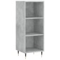 vidaXL Aparador de madera de ingeniería gris hormigón 34,5x32,5x90 cm vidaXL Aparador de madera de ingeniería gris hormigón 34,5x32,5x90 cm